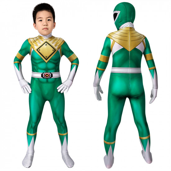 Power Rangers Dragon Ranger Kids 3D Jumpsuit Power Rangers Dragon Ranger Kids 3D Jumpsuit