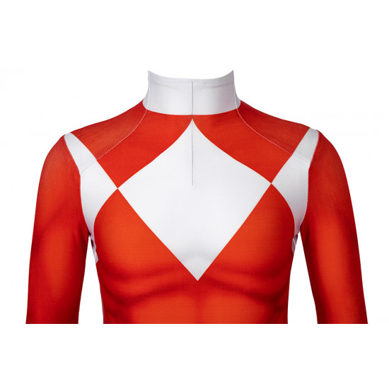 Power Rangers Jason Red Ranger Kids 3D Jumpsuit Power Rangers Jason Red Ranger Kids 3D Jumpsuit