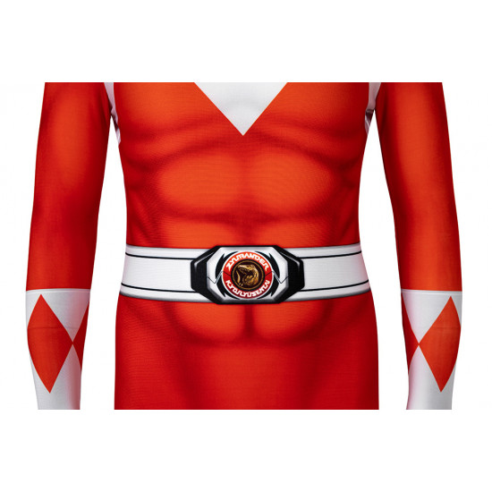 Power Rangers Jason Red Ranger Kids 3D Jumpsuit Power Rangers Jason Red Ranger Kids 3D Jumpsuit