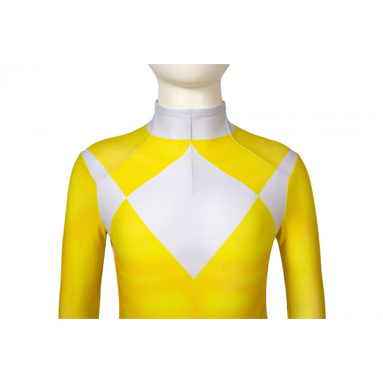 Power Rangers Trini Kwan Yellow Ranger Kids 3D Jumpsuit Power Rangers Trini Kwan Yellow Ranger Kids 3D Jumpsuit