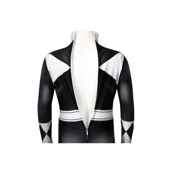 Power Rangers Zack Black Ranger Kids 3D Jumpsuit