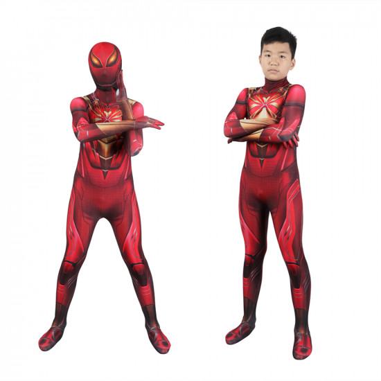 PS5 Marvel's Spider-Man Iron Spider Armor Kids Jumpsuit PS5 Marvel's Spider-Man Iron Spider Armor Kids Jumpsuit