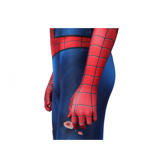PS5 Spider-Man Classic Suit Damaged Version Jumpsuit