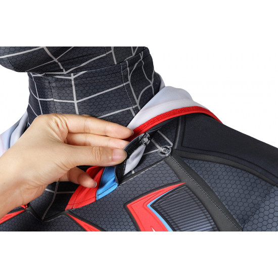 PS5 Spider-Man Miles Morales 2099 Suit Cosplay Jumpsuit PS5 Spider-Man Miles Morales 2099 Suit Cosplay Jumpsuit