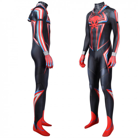 PS5 Spider-Man Miles Morales 2099 Suit Cosplay Jumpsuit PS5 Spider-Man Miles Morales 2099 Suit Cosplay Jumpsuit