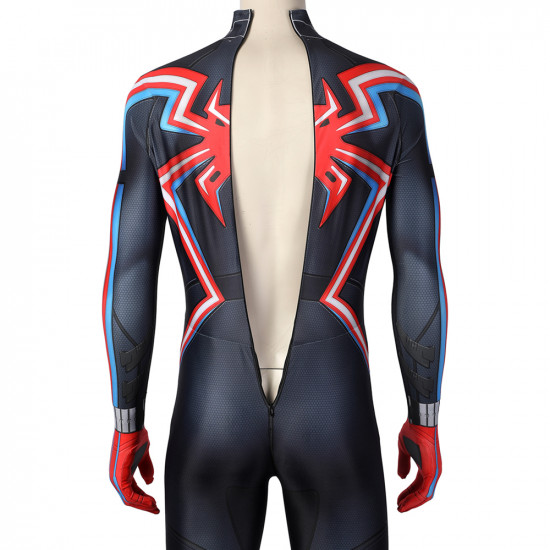 PS5 Spider-Man Miles Morales 2099 Suit Cosplay Jumpsuit PS5 Spider-Man Miles Morales 2099 Suit Cosplay Jumpsuit