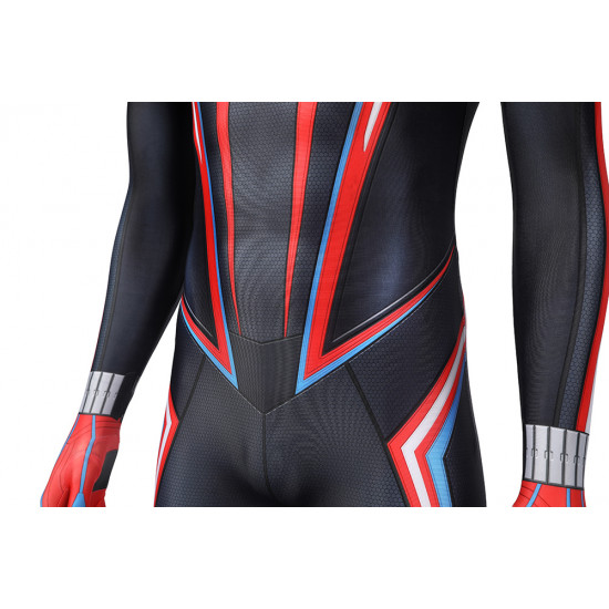 PS5 Spider-Man Miles Morales 2099 Suit Cosplay Jumpsuit PS5 Spider-Man Miles Morales 2099 Suit Cosplay Jumpsuit