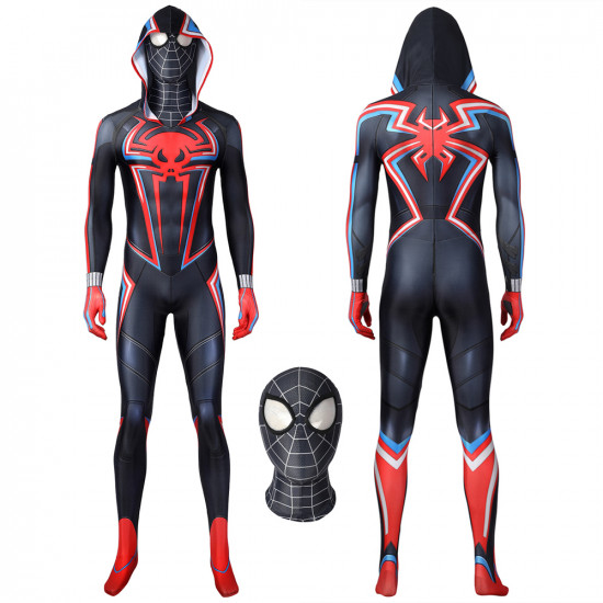 PS5 Spider-Man Miles Morales 2099 Suit Cosplay Jumpsuit PS5 Spider-Man Miles Morales 2099 Suit Cosplay Jumpsuit
