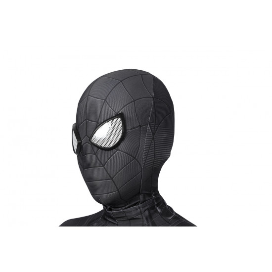 PS5 Spider-Man Miles Morales Symbiote Black Suit Kids Jumpsuit PS5 Spider-Man Miles Morales Symbiote Black Suit Kids Jumpsuit