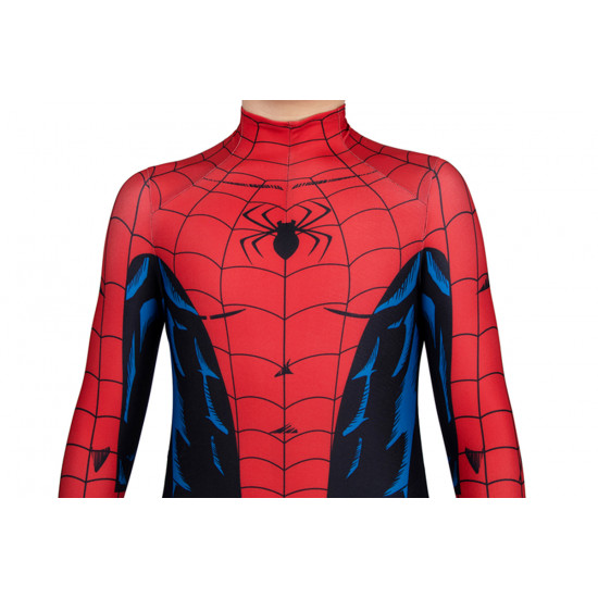 PS5 Spider-Man Vintage Comic Book Suit Kids Jumpsuit