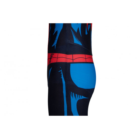 PS5 Spider-Man Vintage Comic Book Suit Kids Jumpsuit