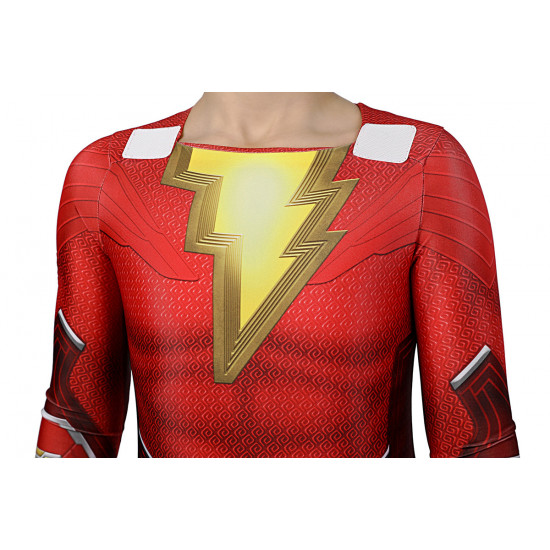 Shazam Fury of the Gods Shazam Kids 3D Jumpsuit Shazam Fury of the Gods Shazam Kids 3D Jumpsuit