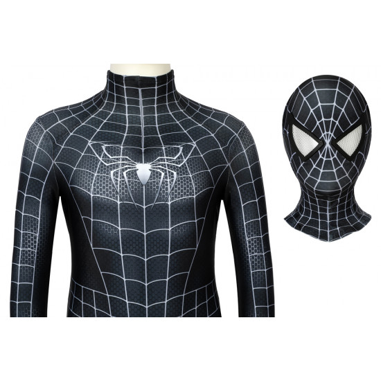 Spider-Man 3 Eddie Brock Venom Kids 3D Jumpsuit Spider-Man 3 Eddie Brock Venom Kids 3D Jumpsuit