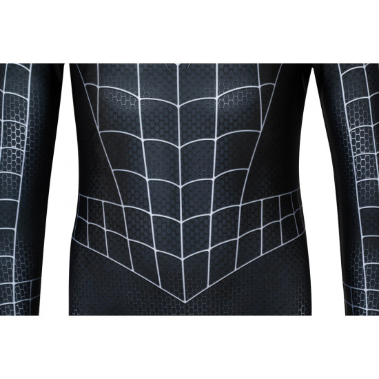 Spider-Man 3 Eddie Brock Venom Kids 3D Jumpsuit Spider-Man 3 Eddie Brock Venom Kids 3D Jumpsuit