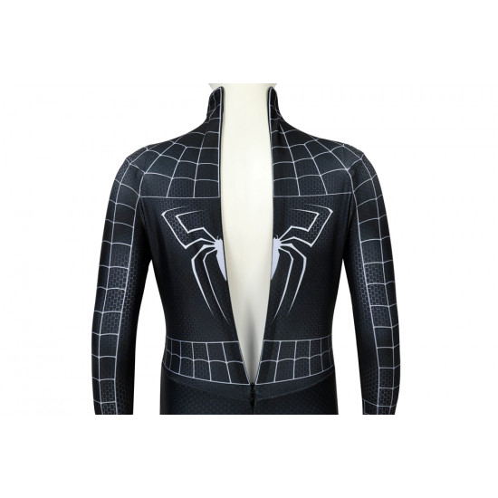 Spider-Man 3 Eddie Brock Venom Kids 3D Jumpsuit Spider-Man 3 Eddie Brock Venom Kids 3D Jumpsuit