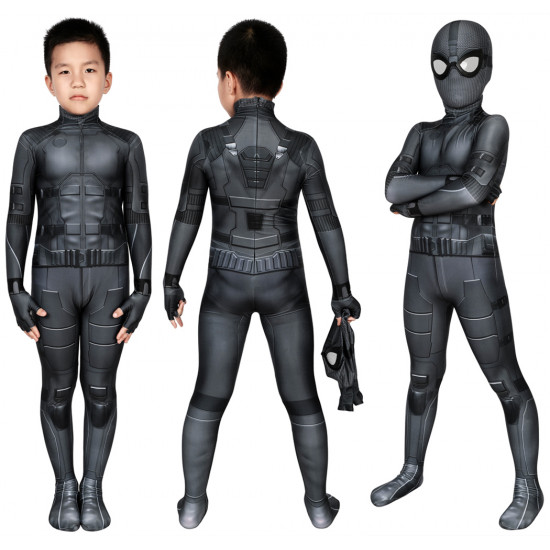 Spider-Man Far From Home Peter Parker Night Monkey 3D Kids Jumpsuit