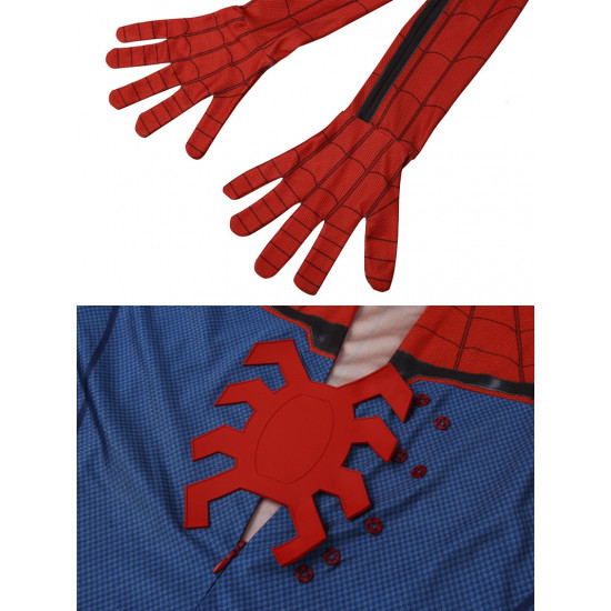 Spider Man Homecoming Peter Benjamin Parker Spiderman Cosplay Jumpsuit Spider Man Homecoming Peter Benjamin Parker Spiderman Cosplay Jumpsuit