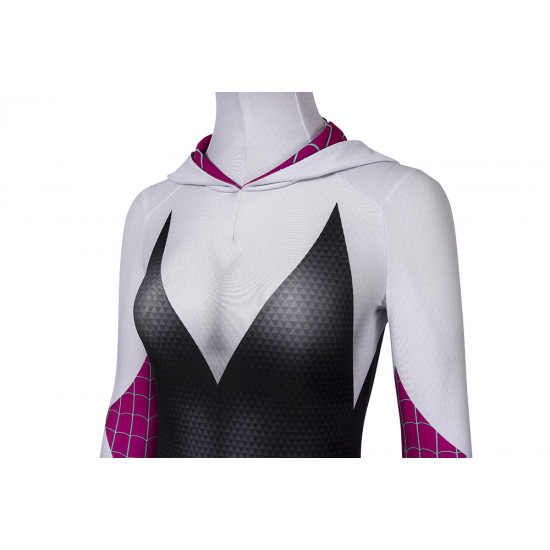 Spider-Man Into The Spider-Verse Gwen Stacy 3D Zentai Jumpsuit Spider-Man Into The Spider-Verse Gwen Stacy 3D Zentai Jumpsuit