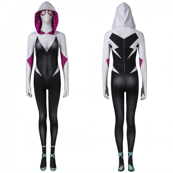 Spider-Man Into The Spider-Verse Gwen Stacy 3D Zentai Jumpsuit Spider-Man Into The Spider-Verse Gwen Stacy 3D Zentai Jumpsuit