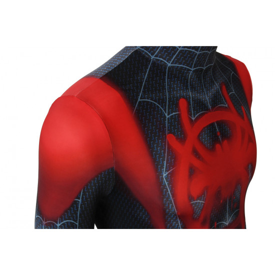 Spider-Man Into the Spider-Verse Miles Morales Cosplay Costume Spider-Man Into the Spider-Verse Miles Morales Cosplay Costume