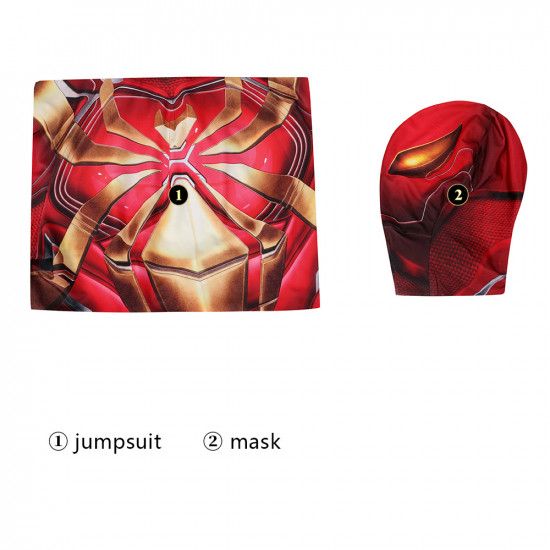 Spider-Man Iron Spider Armor Cosplay Jumpsuit