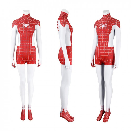 Spider-Man Mary Jane Watson Earth-18119 Crimson She-Devil Jumpsuit