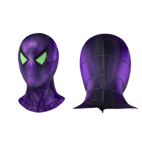Spider-Man Miles Morales Purple Reign Suit Cosplay Jumpsuit