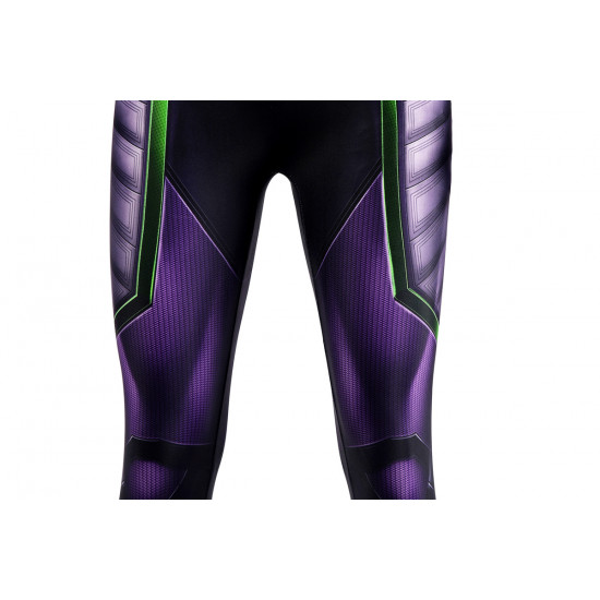 Spider-Man Miles Morales Purple Reign Suit Cosplay Jumpsuit