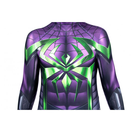 Spider-Man Miles Morales Purple Reign Suit Kids Jumpsuit