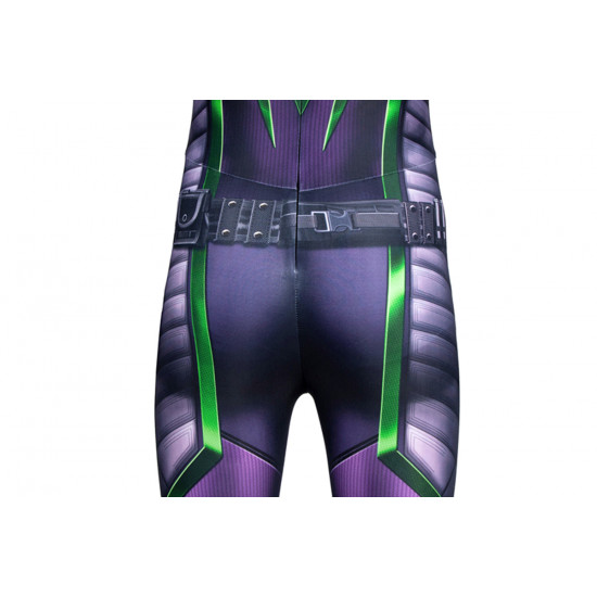 Spider-Man Miles Morales Purple Reign Suit Kids Jumpsuit