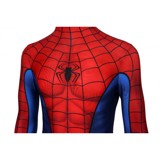 Spider-Man PS4 Classic 3D Jumpsuit Zentai Repaired Version