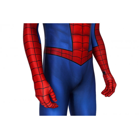 Spider-Man PS4 Classic 3D Jumpsuit Zentai Repaired Version
