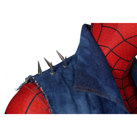 Spider-Man PS4 Spider-Punk 3D Jumpsuit Zentai