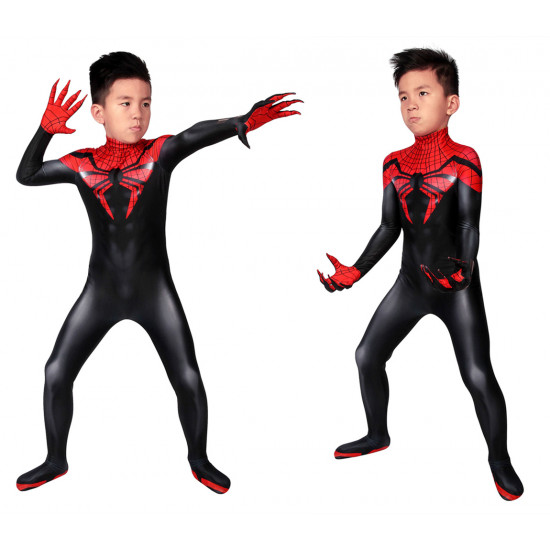Superior Spider-Man Kids 3D Zentai Jumpsuit