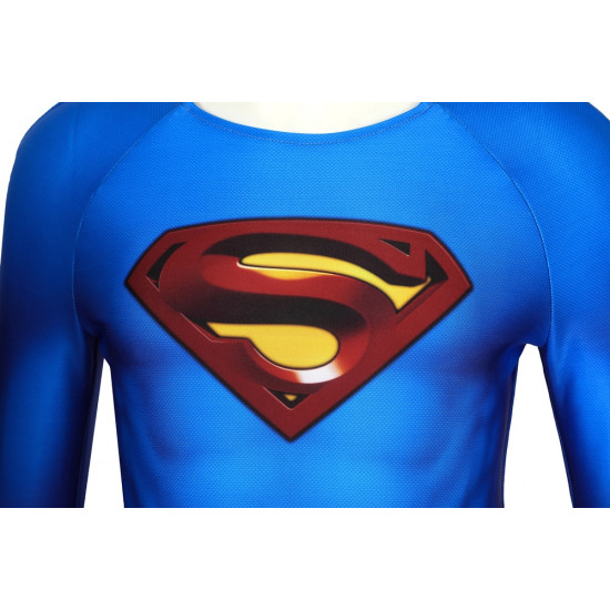 Superman Returns Superman Clark Kent Kids 3D Jumpsuit Superman Returns Superman Clark Kent Kids 3D Jumpsuit