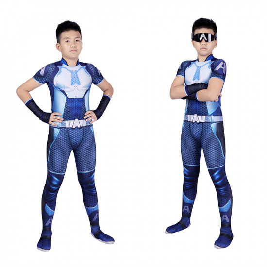 The Boys A-train Cosplay 3D Kids Jumpsuit The Boys A-train Cosplay 3D Kids Jumpsuit