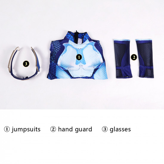 The Boys A-train Cosplay 3D Kids Jumpsuit The Boys A-train Cosplay 3D Kids Jumpsuit