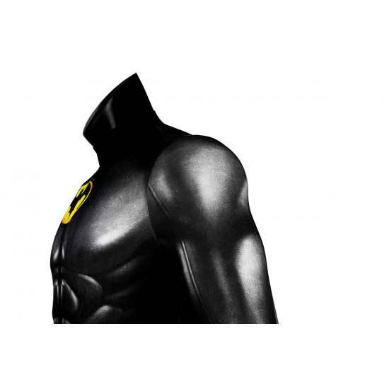 The Flash Batman Bruce Wayne Michael Keaton Jumpsuit with Cloak