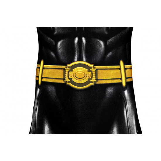 The Flash Batman Bruce Wayne Michael Keaton Jumpsuit with Cloak