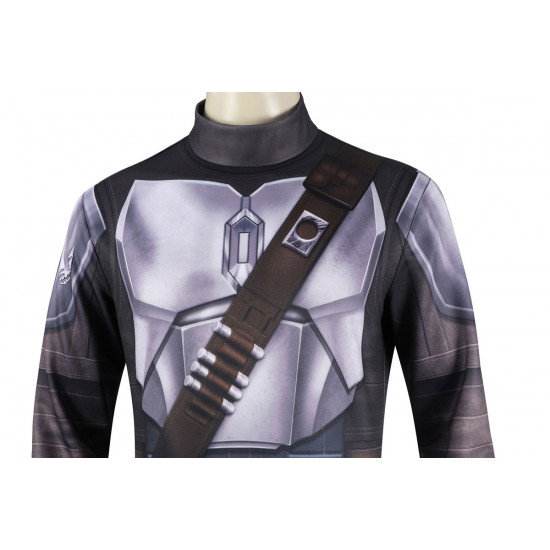 The Mandalorian 3 Mandalorian Din Djarin Jumpsuit with Cloak