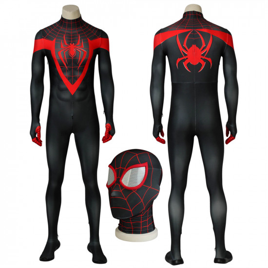 Ultimate Spider-Man Miles Morales 3D Zentai Jumpsuit Ultimate Spider-Man Miles Morales 3D Zentai Jumpsuit