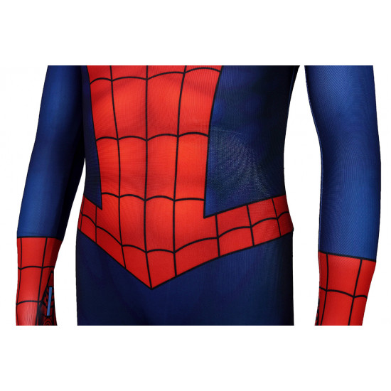 Ultimate Spider-Man Peter Parker Kids 3D Zentai Jumpsuit
