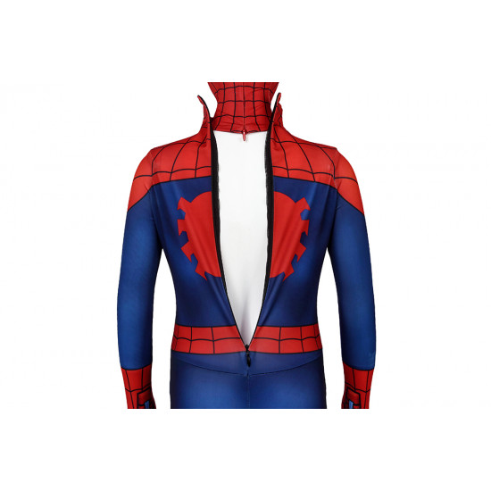 Ultimate Spider-Man Peter Parker Kids 3D Zentai Jumpsuit