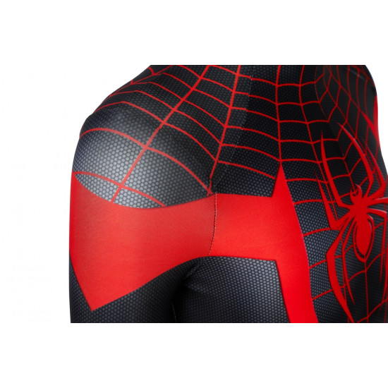 Ultimate Spider-Man PS5 Miles Morales Kids 3D Zentai Jumpsuit