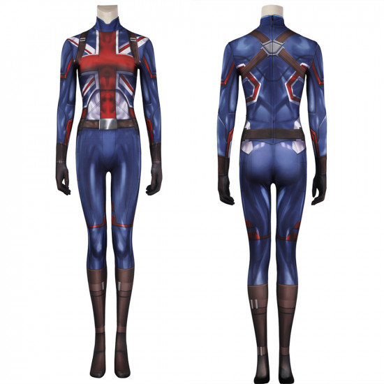 What If Peggy Carter Captain Carter Cosplay Jumpsuit What If Peggy Carter Captain Carter Cosplay Jumpsuit